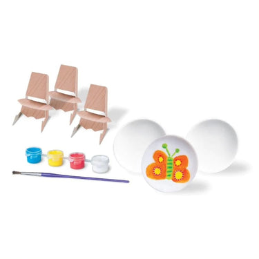 4m stem 4M - LITTLE CRAFT - MINI PLATES PAINTING KIT